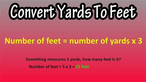 5 Yards to Feet Converter