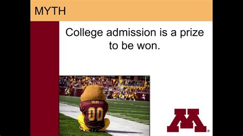 Admissions At The University Of Minnesota Youtube