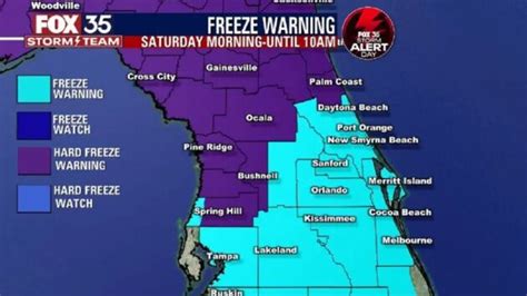 Central Florida Receives Freeze Warnings For This Holiday Weekend Central Florida Receives Freeze Warnings For This Holiday Weekend