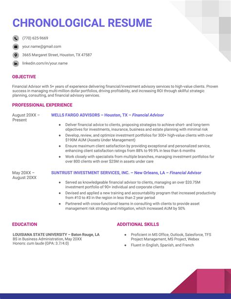Define Chronological Order Resume How To Format A Chronological Resume Define Chronological Order Resume How To Format A Chronological Resume