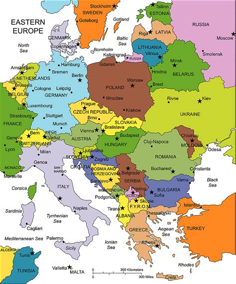 5 Eastern Europe Maps