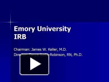5 Emory IRB Tips