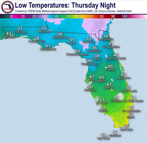 Florida Freeze Warning Polar Cold Front Alert