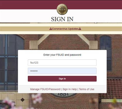 FSU Portal Login Access
