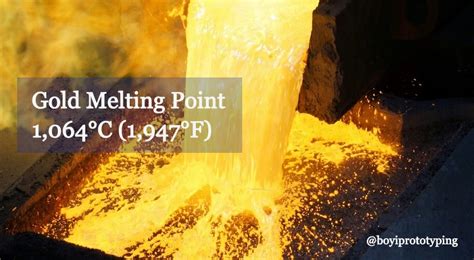 Gold Melting Point The Temperature At Which Gold Melts Boyi Gold Melting Point The Temperature At Which Gold Melts Boyi