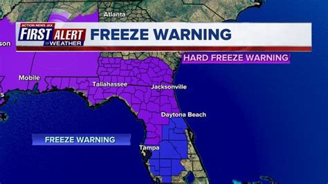 Hard Freeze Warning For Northeast Florida Southeast Georgia Wjax Tv Hard Freeze Warning For Northeast Florida Southeast Georgia Wjax Tv