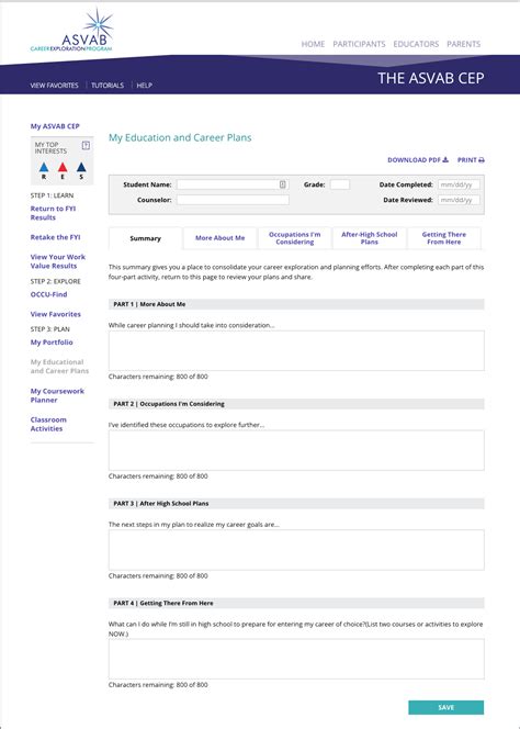 Help Your Students Make A Five Year Plan Asvab Cep Help Your Students Make A Five Year Plan Asvab Cep