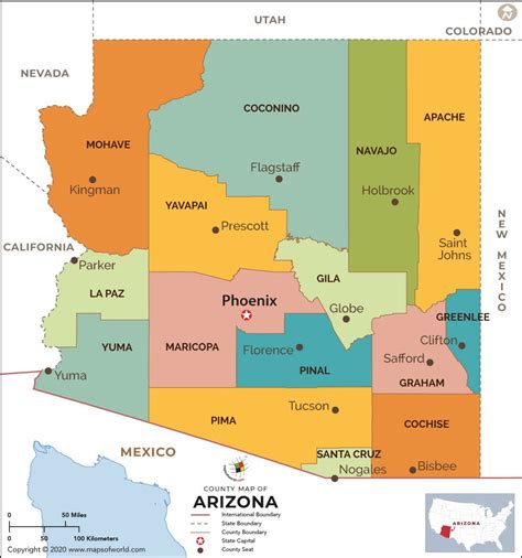 Counties in Arizona Total 15