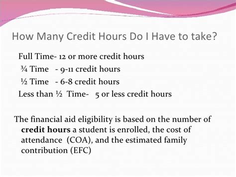 Full Time Credits Required
