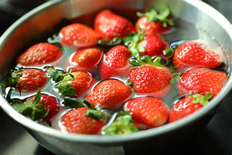 Clean Fresh Strawberries Easily
