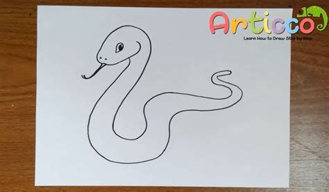 How To Draw A Snake How To Draw Easy