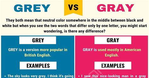 5 Ways To Spell Grey