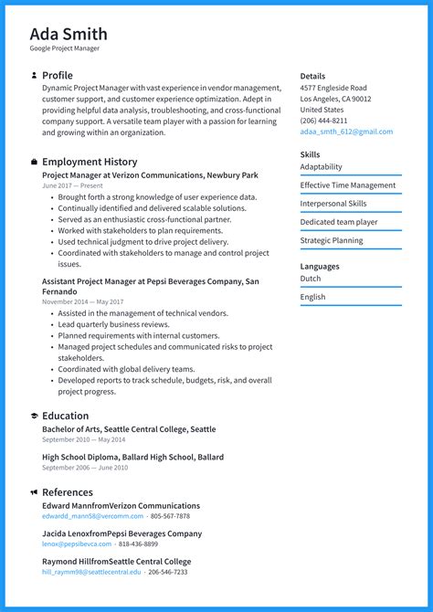 How To Write A Chronological Resume Resume Io How To Write A Chronological Resume Resume Io