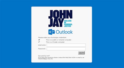 JJay Email Login Access