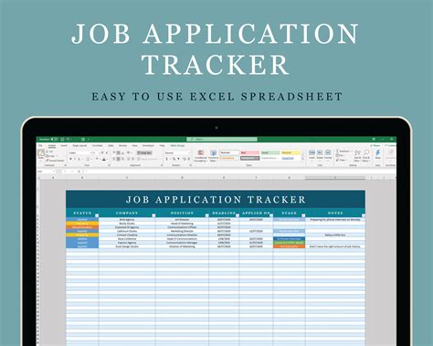Job Application Tracker Excel Template Job Application Template Job Job Application Tracker Excel Template Job Application Template Job