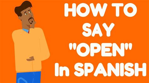 Abrir en español