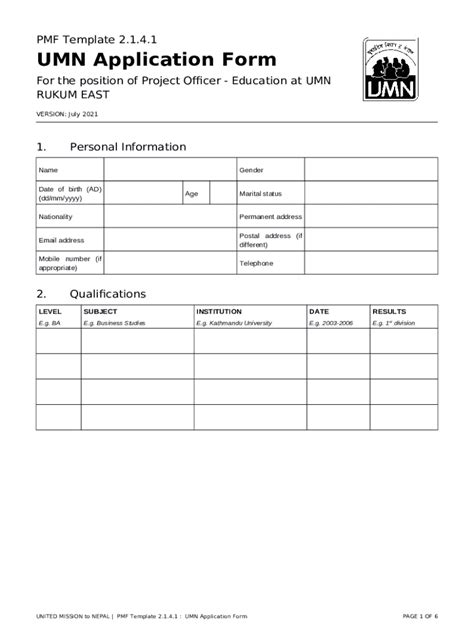 Pmf Template 2 4 1 Umn Application Doc Template Pdffiller Pmf Template 2 4 1 Umn Application Doc Template Pdffiller