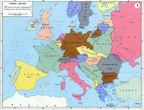 Pre World War 2 Map