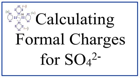 So42 Formal Charge How To Calculate It With Images So42 Formal Charge How To Calculate It With Images
