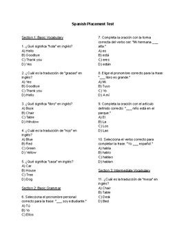 5 Spanish Placement Test Tips