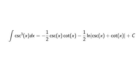 What Is The Integral Of Csc 3 X Epsilonify What Is The Integral Of Csc 3 X Epsilonify